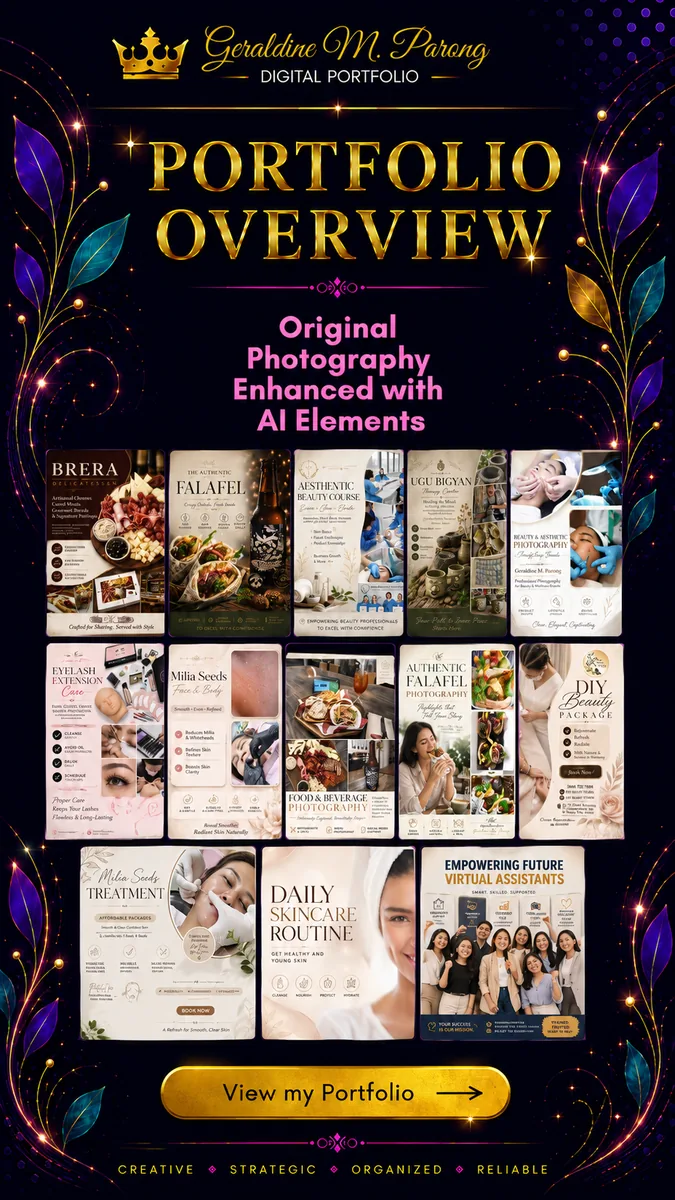 Original photography enhanced with AI elements portfolio